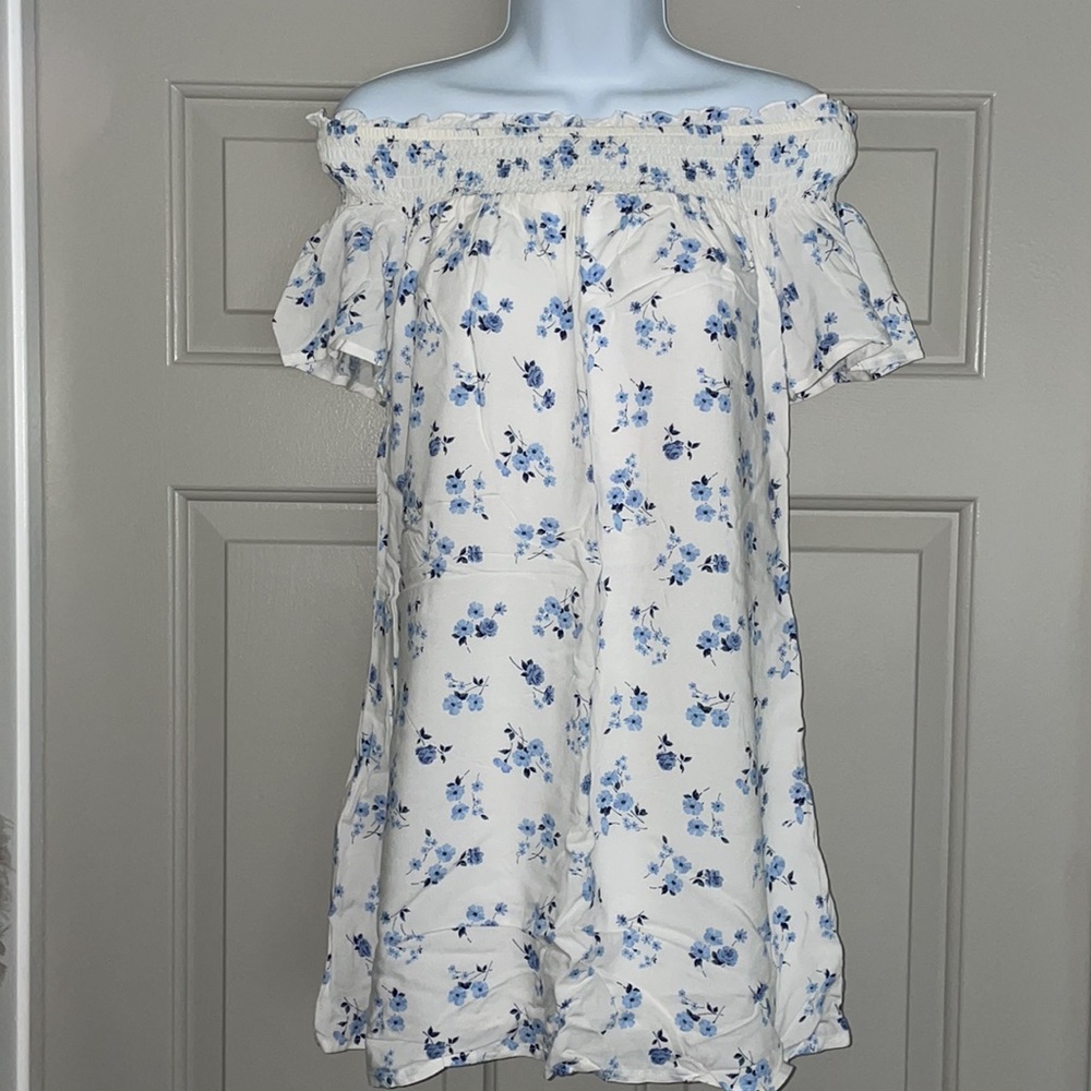 Hollister off the shoulder mini dress